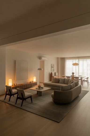 Fixing a Living Room That Opens Directly Into Another Space