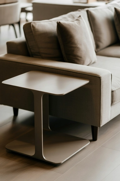 Keep Decor Low Near Armrests and Seating
