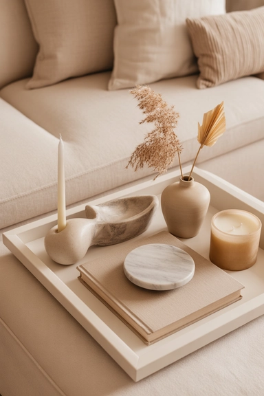  Use Trays to Group Everyday Items Gracefully