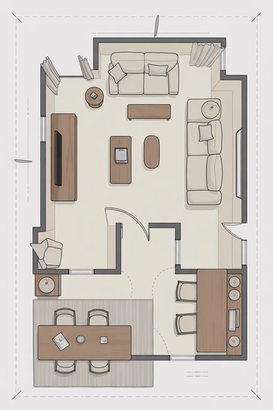 Using Furniture Placement to Guide Circulation