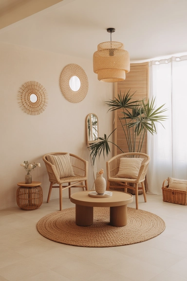 Woven elements that bring texture and depth