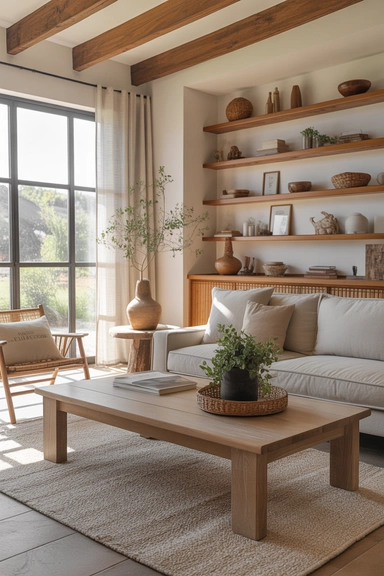 Using Wood Tones to Add Depth Without Darkening the Space
