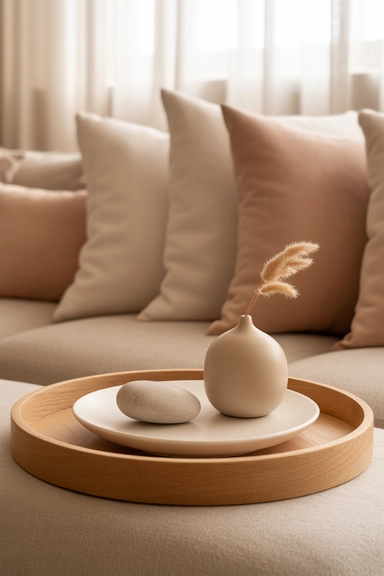 Avoid Overdecorating the Tray With Decorative Objects