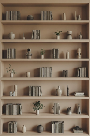 Balance Visual Weight Across the Shelves