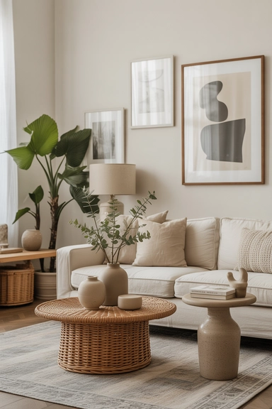 Cozy farmhouse living room decor that feels personal and collected
