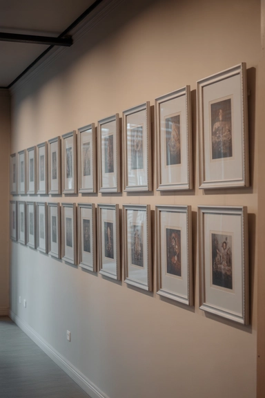 Framed Art Rows That Maintain Visual Order