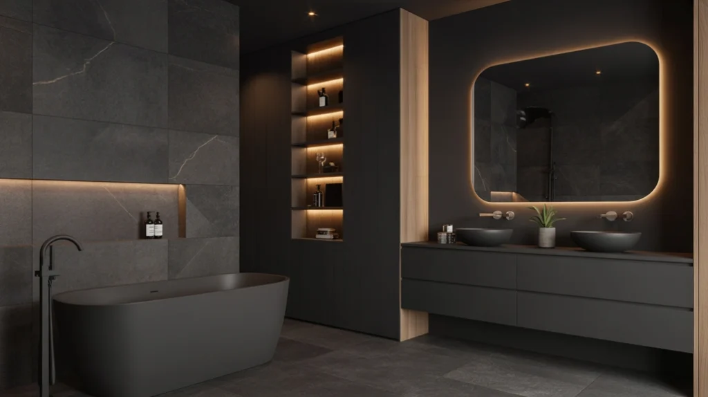 Black Bathroom Decor Ideas