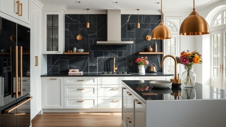 Black Kitchen Backsplash Ideas