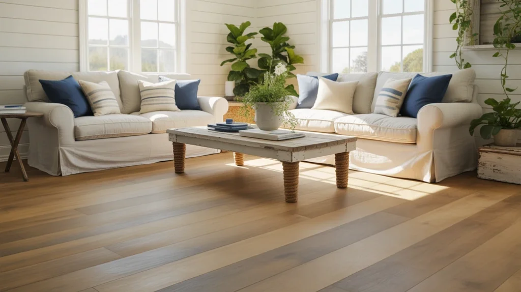 Coastal Farmhouse Living Room Ideas