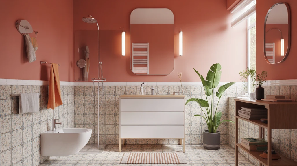Colorful bathroom decor ideas
