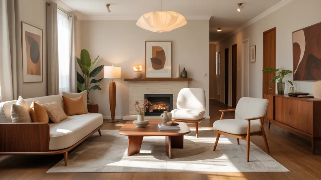 Cozy Mid-Century Modern Living Room Decor Ideas
