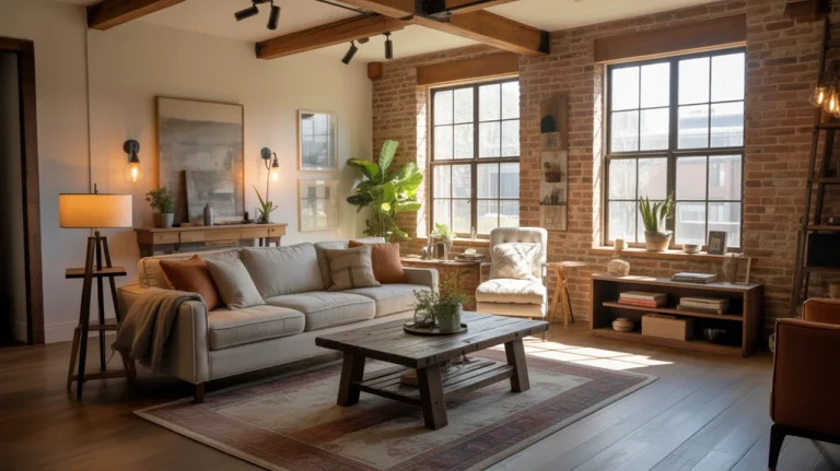 Industrial Farmhouse Living Room Ideas