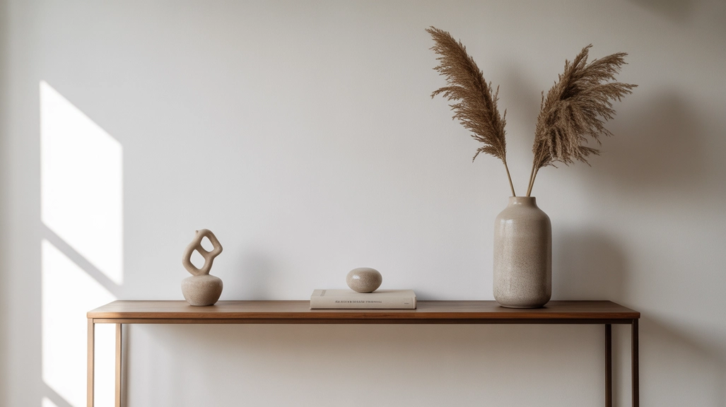 living room console table decor ideas