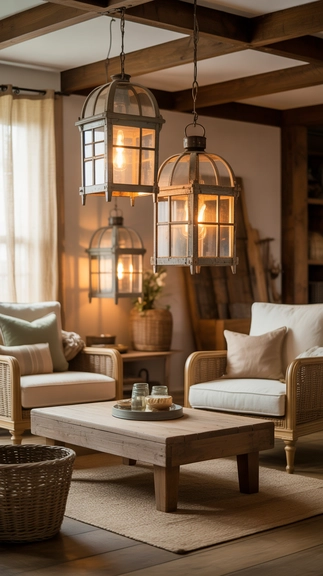 Rustic Lantern Lighting