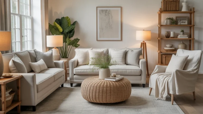 Cozy farmhouse living room decor ideas