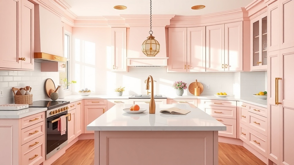 pink kitchen ideas