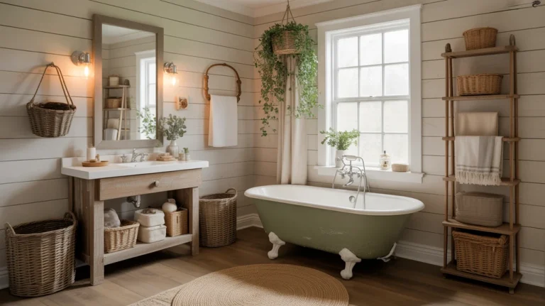 Farmhouse Bathroom Decor Ideas