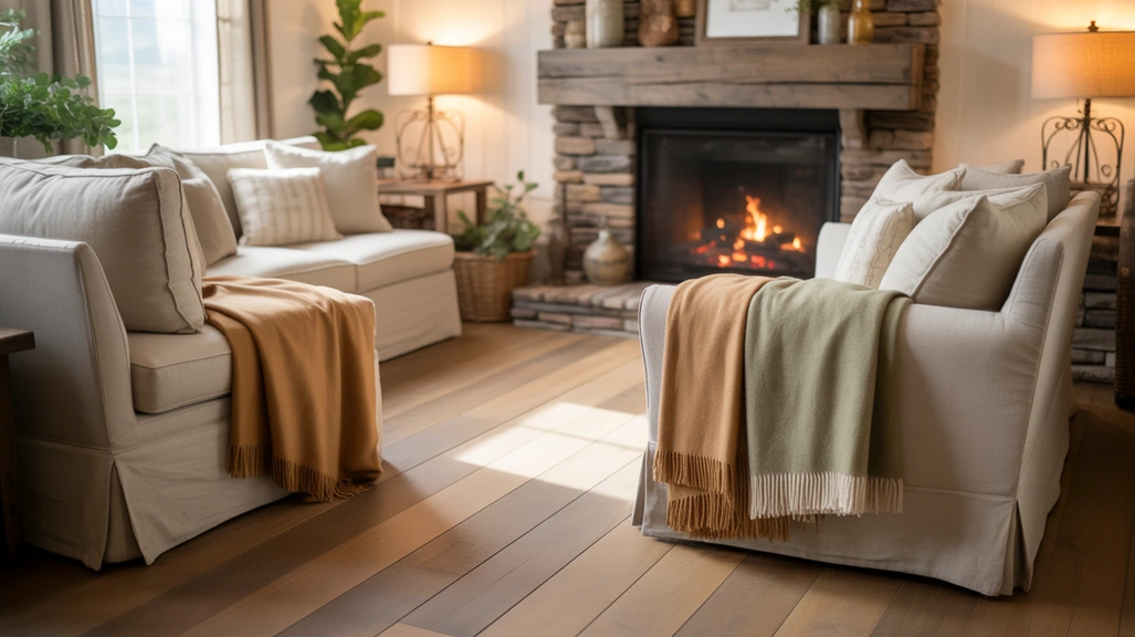 Farmhouse Living Room Fireplace Ideas