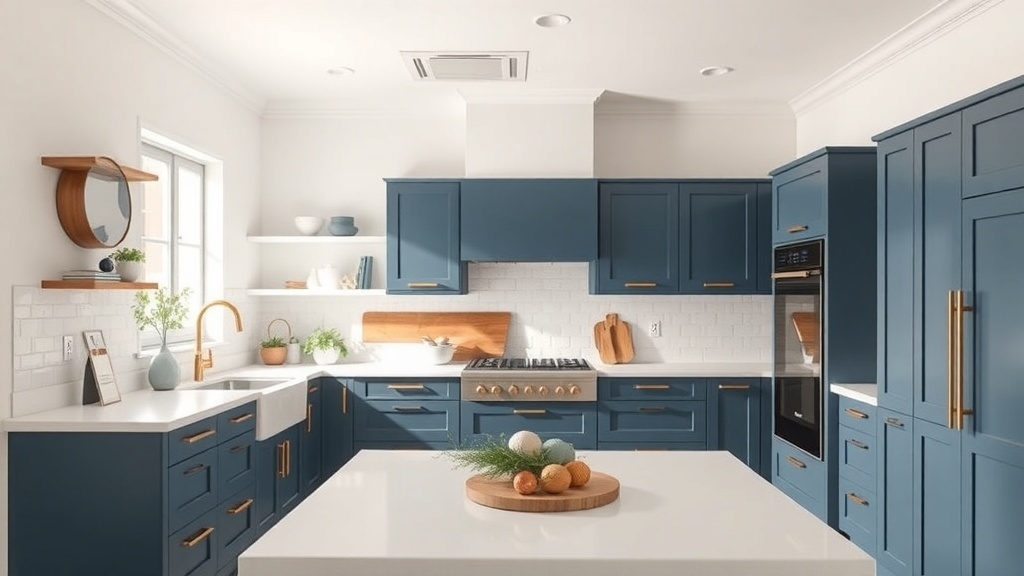 Chic Blue Kitchen Cabinet Ideas
