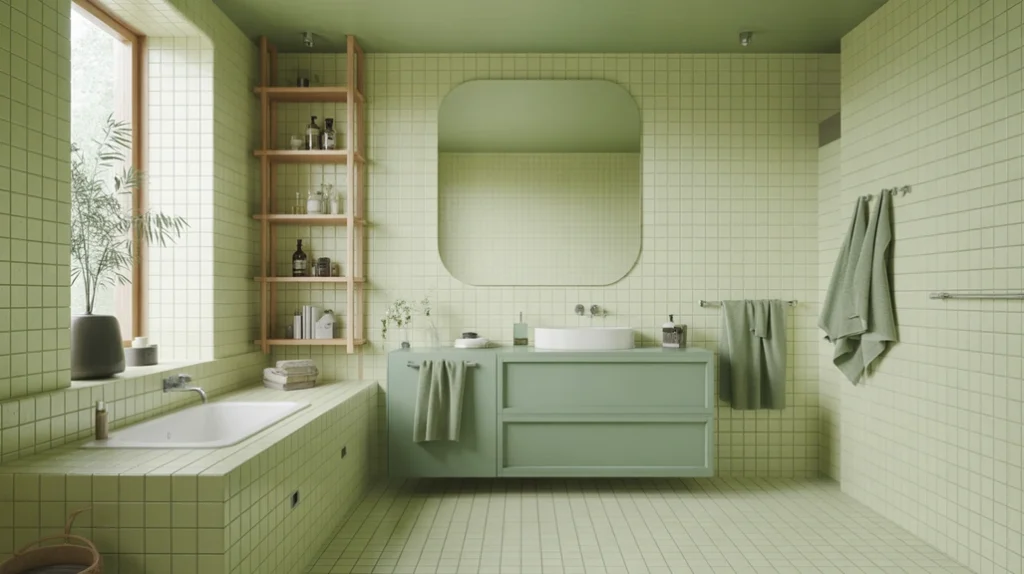 sage green bathroom decor ideas