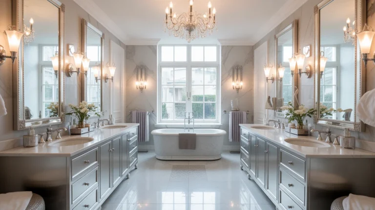 Silver Bathroom Decor Ideas
