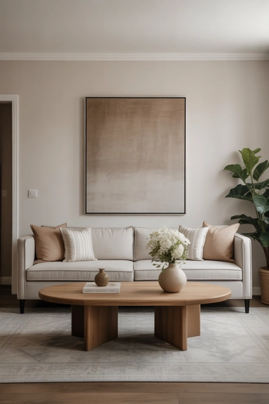 Using the Sofa Wall as the Primary Visual Anchor