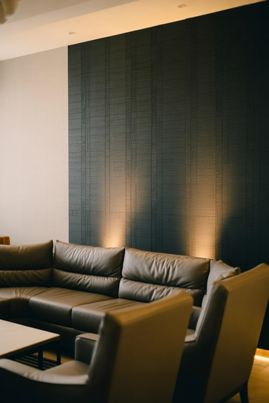 Using a Feature Wall to Establish Visual Hierarchy