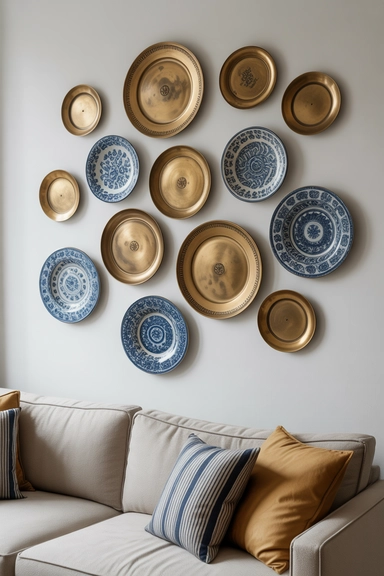 Arrange Heritage Plates as Wall Installations