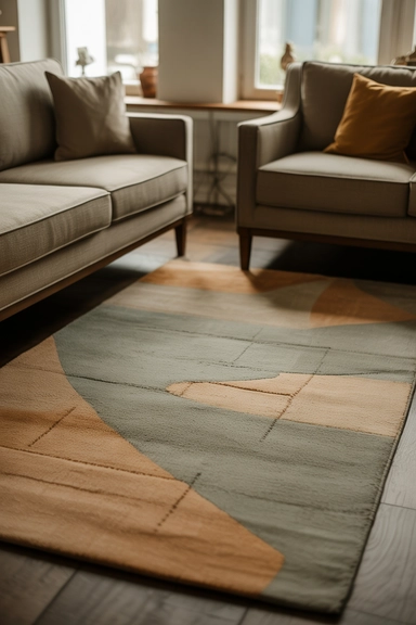  Using Rugs to Unify the Space Instead of Breaking It Up