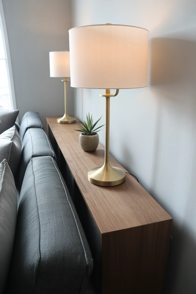 Replacing Built-Ins With Slim Console Tables and Freestanding Pieces