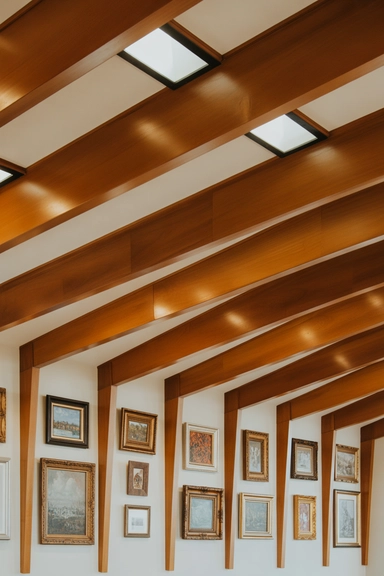 Balance Upper Wall Space With Ceiling Elements