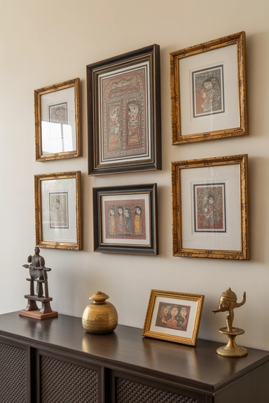 Create a Royal Gallery Wall With Indian Art