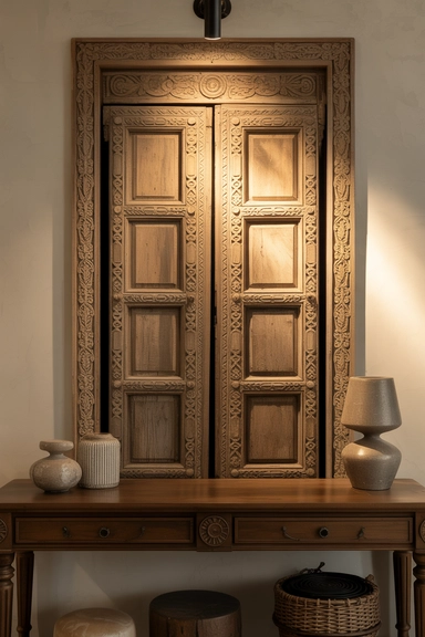 Introduce Antique Doors as Wall Art