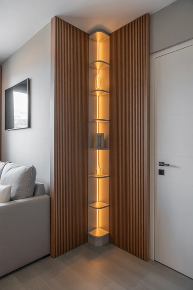  Treat Corner Walls as Vertical Design Features