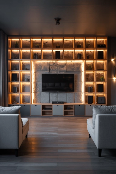 Create a Statement Media and Gaming Wall