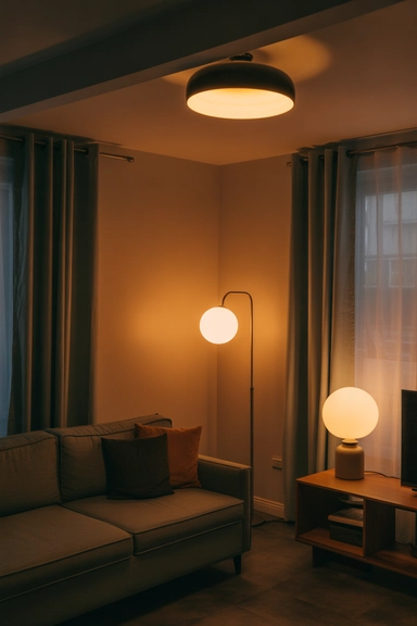 Building Atmosphere Through Layered Lighting Instead of Overhead Fixtures