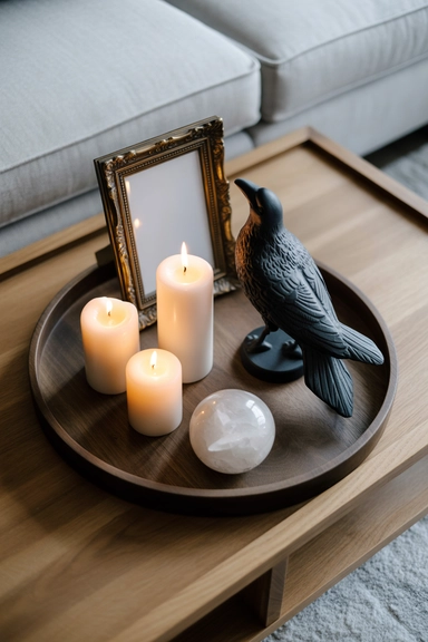  Style Coffee Tables With Refined Spooky Vignettes
