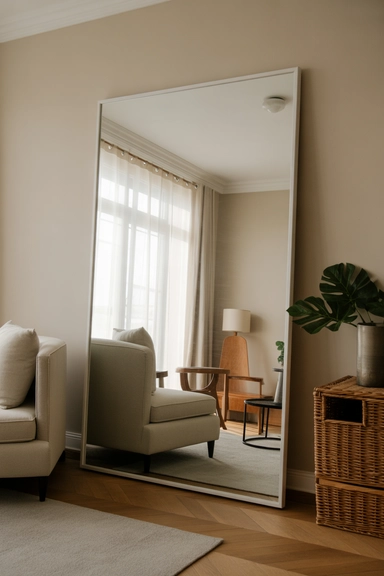 Using a Large Mirror to Add Focus and Depth