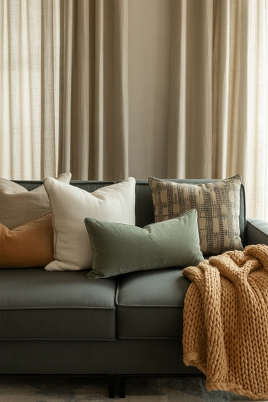 Swapping Soft Furnishings Instead of Buying New Furniture