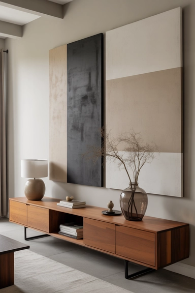 Design Above-Sofa Areas for Vertical Impact