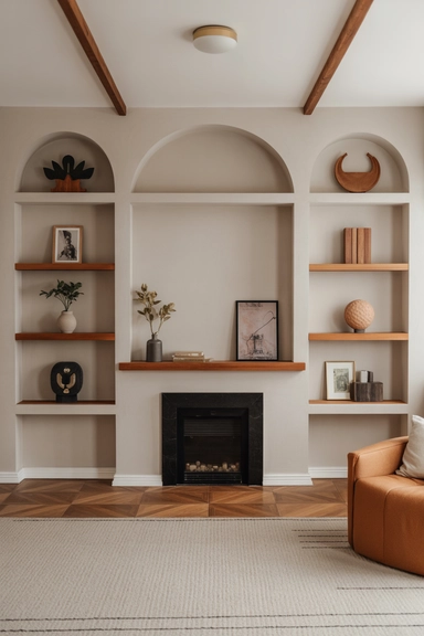 Making Built-In Shelving the Visual Center