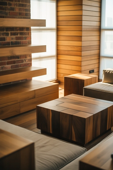 Incorporate Real Wood for Authentic Craft Energy