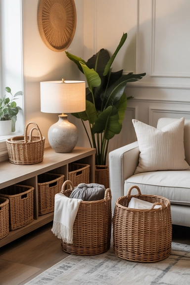 Using Baskets and Soft Containers With Intention