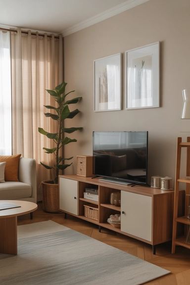 Using Storage Pieces That Hide Clutter and Act as Decor