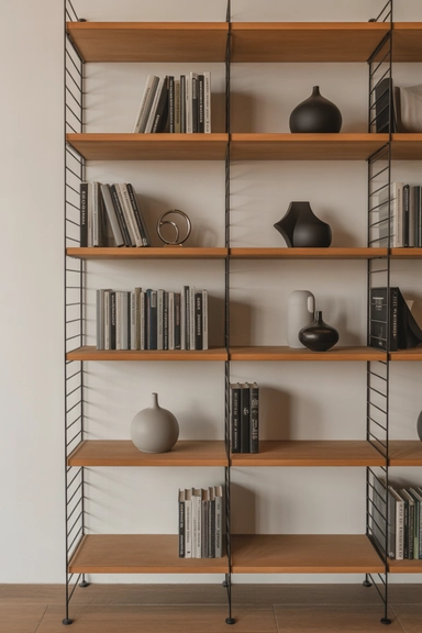 Use Floating Shelves to Structure Vertical Space