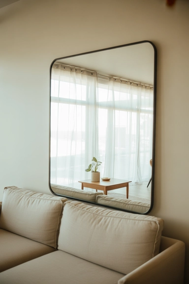Using Mirrors to Visually Expand the Room