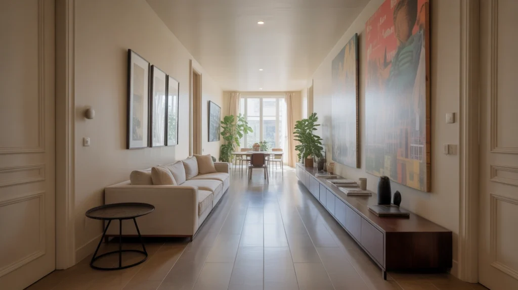 narrow living room decor ideas